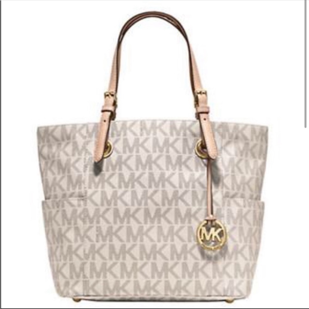 Michael Kors White Monogram purse